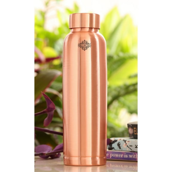Indian Art Villa Leak-Proof Copper Water Bottle - 30.43 oz Drinkware Essential