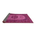thumbnail image 2 of Ahgly Company Indoor Round Medallion Pink Traditional Area Rugs, 6' Round, 2 of 4