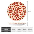 thumbnail image 2 of Disketp Tomatoes And Chili Ceramic Plate Dinner Plates Bone China Decorative Plates Art Ceramic Ornaments for Wall Hanging Decoration -8in, 2 of 6