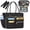 Black, variant on RAINSMORE 15.6 inch Laptop Bag for Women Teacher Tote Bag Laptop Tote Nurse Bag with Insulated Pocket Briefcase for Office College Nursing,Black