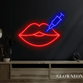 thumbnail image 4 of Glowneon Lip Botox Filler Led Light, Injection Beauty Spa Neon Signs, 4 of 5