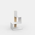 thumbnail image 4 of Ada Home Decor Furniture White 3 Tier Nowell Nightstand, 4 of 6