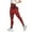 Red, variant on GEWSEY Tie Dye Lifting Leggings for Women Fitness Yoga Seamless Scrunch High Waisted Leggings (, L)