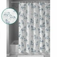 thumbnail image 4 of Blue Horse Waterproof Fabric Shower Curtain, Watercolor Vintage Animals Shower Curtain for Bathroom Curtains Bathtubs Hotel Washable Shower Curtains with 12 Hooks Stall 48x72in, 4 of 6
