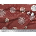 thumbnail image 3 of Soimoi Cotton Cambric Fabric Mandala Ethnic Print Fabric by The Yard 56 Inch Wide, 3 of 3