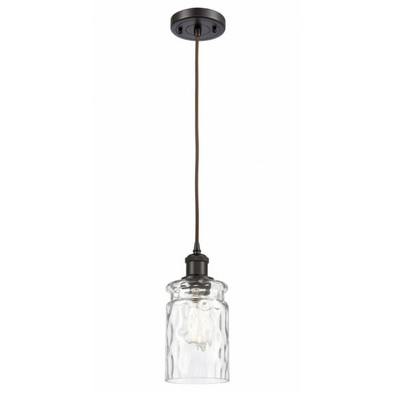 Innovations 516-1P-OB-G352-LED Candor 1 Light Mini Pendant part of the Ballston Collection, Oil Rubbed Bronze