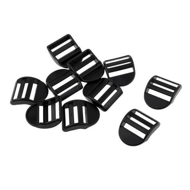 Hebilla Deslizante De Plástico De 3x10 Piezas Para Correa De Cincha Mochila De Camping De 25 Mm