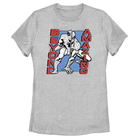 Women's Marvel Spider-Man Beyond Amazing BEYOND AMAZING PANEL T-Shirt