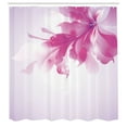 thumbnail image 2 of Ambesonne Abstract Shower Curtain, Gradient Toned Flowers Art, 69"Wx70"L, Magenta Rose, 2 of 4