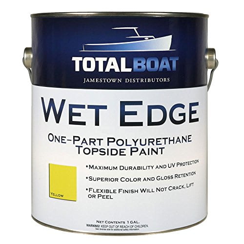 TotalBoat Wet Edge Marine Topside Paint for Boats, Fiberglass, and Wood
