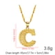 thumbnail image 3 of Collar para mujer, joyería para mujer, joyería de moda para mujer, regalo para mujer, 26 letras en inglés, cadena con nombre, collares colgantes, joyería para mujer, 3 of 4