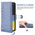thumbnail image 4 of Compatible avec Google Pixel 4A 5G Étui Portefeuille en Cuir à Rabat Porte-Cartes Support Accessoires pour Cellulaire Porte-Monnaie Fente pour Pièce d'Identité de Crédit Étuis de Téléphone pour Pixel1 Femmes Hommes Bleu, 4 of 5