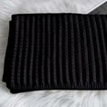 thumbnail image 4 of Wdgfv Winter Knit Scarfs Womens Thick Warm Knit Scarves Soft Long Knitted Scarf for Outddor Men & Women Black One Size, 4 of 6