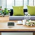 thumbnail image 2 of Temperature and Humidity Clock Electronic Calendar Digital Wall Creative Alarm Outdoor White Office, 2 of 6