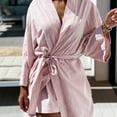 thumbnail image 7 of Mrat Skirt Workout Skirt Ladies Summer Fashion Solid Color Ninth Sleeved Loose V Neck Short Skirt Dress Pencil Bodycon Short Skirt, 7 of 7