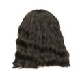 thumbnail image 1 of Perruque Bobo Courte Noire Bouclée pour Femmes, Perruque Brésilienne Complète, Bob Ondulé, Perruques Naturelles, 1 of 6