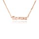 thumbnail image 1 of Collar de amistad sweethay oro rosa signo del zodiaco Acuario, 1 of 6