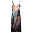 thumbnail image 5 of Jellyfish Ocean Style Design Sleeveless Dress Woman Fashion Long Dresses Women's Summer Suit Dress 2025, 5 of 7