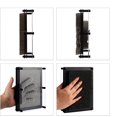 thumbnail image 5 of Escultura Clavos 3D Metal Pin Art Cara Impresa A Mano Efecto Varilla De Metal Escultura De Pared Marco En Relieve, Negro JM, 5 of 5
