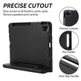 thumbnail image 5 of TECH CIRCLE Kids Case for iPad Air 13 inch M2 2024,iPad Pro 13" Case 2024,Lightweight Shockproof Rugged EVA Kids Friendly Handle Kickstand Child Proof Protective Kids Case with Pencil Holder,Black, 5 of 6