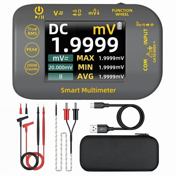 Photovoltaic Multimeter 20000 Word Rechargeable Digital Multimeter 2.8 Inch Color Screen Electrical Tester MV Voltmete
