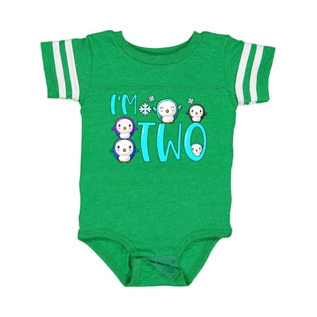 

Inktastic I m 2 Cute Penguin Birthday Party Boys or Girls Baby Bodysuit