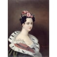 thumbnail image 2 of Théophile Gautier 11x14 Gold Ornate Wood Frame and Double Matted Museum Art Print Titled - Woman's Portrait (1829), 2 of 4