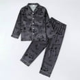thumbnail image 5 of BJUTIR Boys Clothes Set Long Sleeve Pajama Dinosaur Print Rocket Football Kids Homewear Soft Comfy Loungewear Two Piece Outfit Durable Clothing Set Size 9-10 Years, 5 of 9