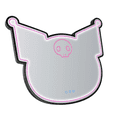 thumbnail image 3 of Impressions Vanity Kuromi Neon RGB Wall Mount Makeup Mirror with Natural Rainbow Lighting, 3 of 5
