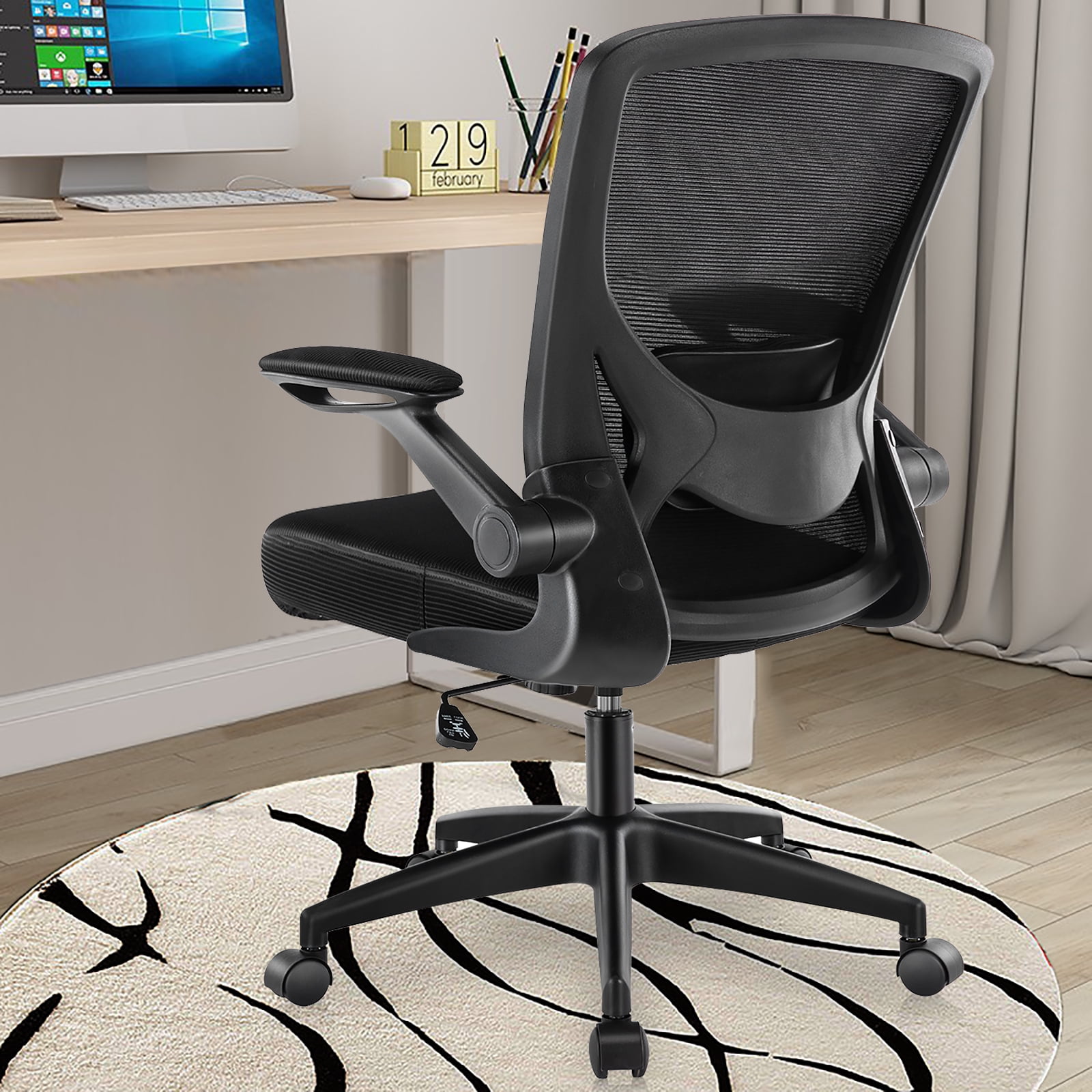 KERDOM Ergonomic Office Chair, Breathable Mesh Desk Chair, Lumbar
