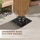 thumbnail image 4 of 10x10 ft outdoor gazebo con beige retractable canopy, 4 of 6