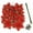 Red, variant on Deago 24 Pcs 6.3in Christmas Glitter Artificial Poinsettia Flowers Decorations with Clips and Stems Christmas Tree Ornaments for Xmas Wedding Party Wreath DIY (Red)