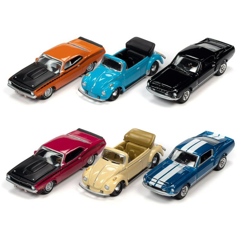 Johnny Lightning Collector's Tin 2020 Set of 6 Cars Release 3 1/64 Diecast Model Cars by Johnny Lightning