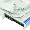 thumbnail image 6 of OpZonik 1U Fiber Optic Rack Mount Enclosure, 24 Port SC Singlemode Fiber Optic Patch Panel Telescoping Sliding Style – 19” Fiber Distribution Panel, 6 of 7