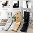 thumbnail image 4 of Kenally Ganchos de pared plegables Herrajes para muebles decorativos Bolsas montadas en la pared para el hogar Perchas Puerta Toalla Herramientas Type3 NO3 Kenally TO008895-03, 4 of 6