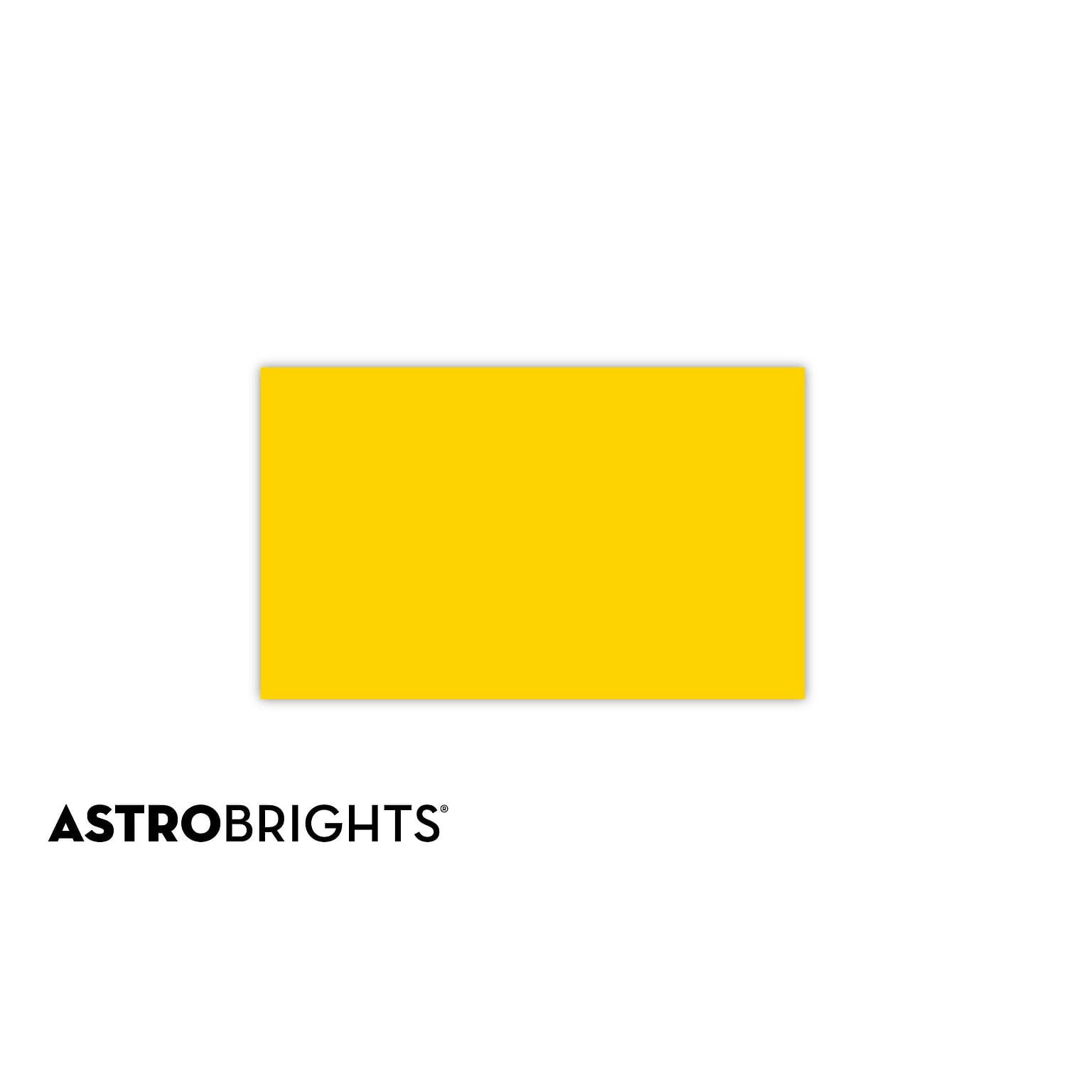 Astrobrights Multipurpose Paper 24 lbs 8.5" x 14" Solar Yellow 495467