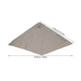 thumbnail image 2 of OUNONA Khaki Replacement Umbrella Canopy Top with Windproof Polyester Cover for Outdoor Patio, 2 of 7