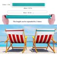 thumbnail image 2 of HSHDLDF Bandes pour Serviettes (4 Pack) Clips pour Chaises de Plage & Piscine & Croisière en Silicone Extensible (Rouge/turquoise), 2 of 6