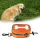 thumbnail image 2 of Dispensador de bolsas para excrementos de perro, ligero, con cierre de cremallera para correa. Naranja, 2 of 9