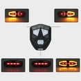 thumbnail image 2 of Bicycle Remote Control Turn Signal Tail Light Usb Charging Light Black, 2 of 7