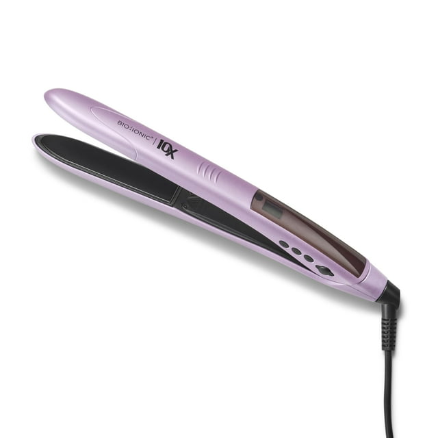 Plancha de pelo BIO IONIC 10X para alisar el cabello, 1 amatista suave