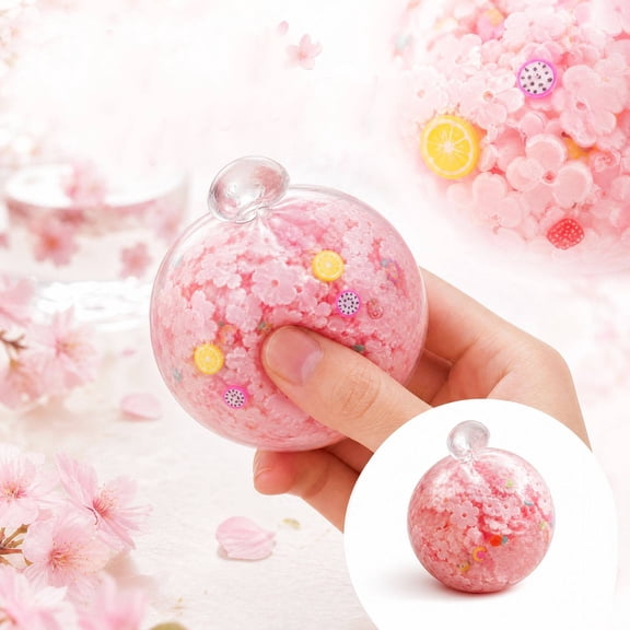 Skin Picking Fidget Toys, Slow Rising Sugar Ball, Stress Relief Squeeze Stress Ball, Soft Fidget Toy for Stress Anxiety Relief, Gift for Birthday Party Favors