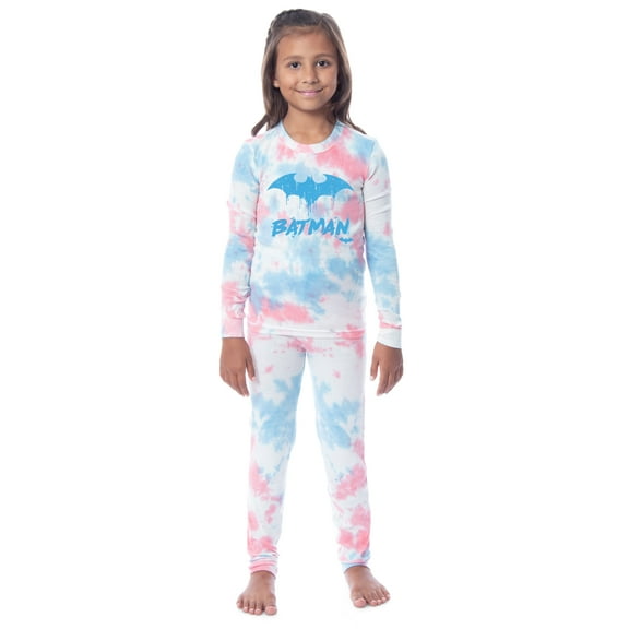 DC Comics Batman Unisex Youth Child Girls' Boys' Sleep Tight Fit Pajama Set
