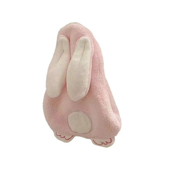 Cute Bunny Hand Towels with Hanging Loops, Easter Quick Dry Soft Absorbent Microfiber Hand Towels Kitchen Bathroom Wash Hand Towels