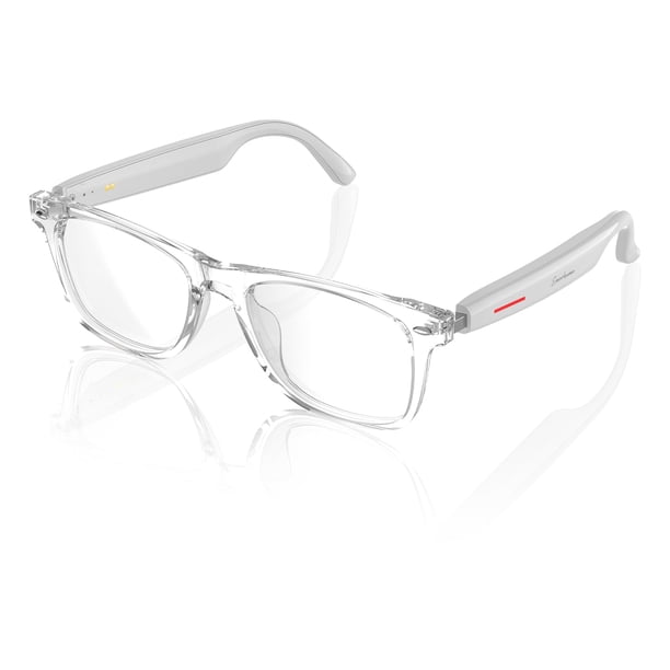 Gafas inteligentes Emerhome Bluetooth para hombres y mujeres con lente transparente