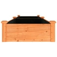 thumbnail image 5 of vidaXL Garden Raised Bed with Liner Brown 94.5"x23.6"x9.8" Solid Wood Fir, 5 of 7