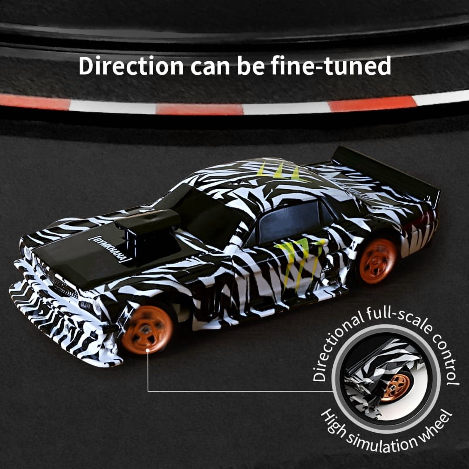 Upgraded With Gyro 1/43 Mini RC Drifting Car Racing RTR 4WD High Speed Radio Control Model 2.4G Drift Race Vehicle Mini Gifts Toys For Children Boy