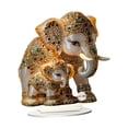 thumbnail image 4 of Adorno de mesa con diseño de animales en 2D para el Día de la Madre, ideal para la entrada de un armario. Signo de elefante, 4 of 9