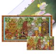 thumbnail image 1 of Kit Punto Cruz Impreso Hilo Algodón Ecológico Bordado 14CT 77x36cm, 1 of 9