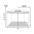 thumbnail image 3 of E-Z UP 10' x 10' Commercial Canopy w/ Walls & Weight Bags, 3 of 5